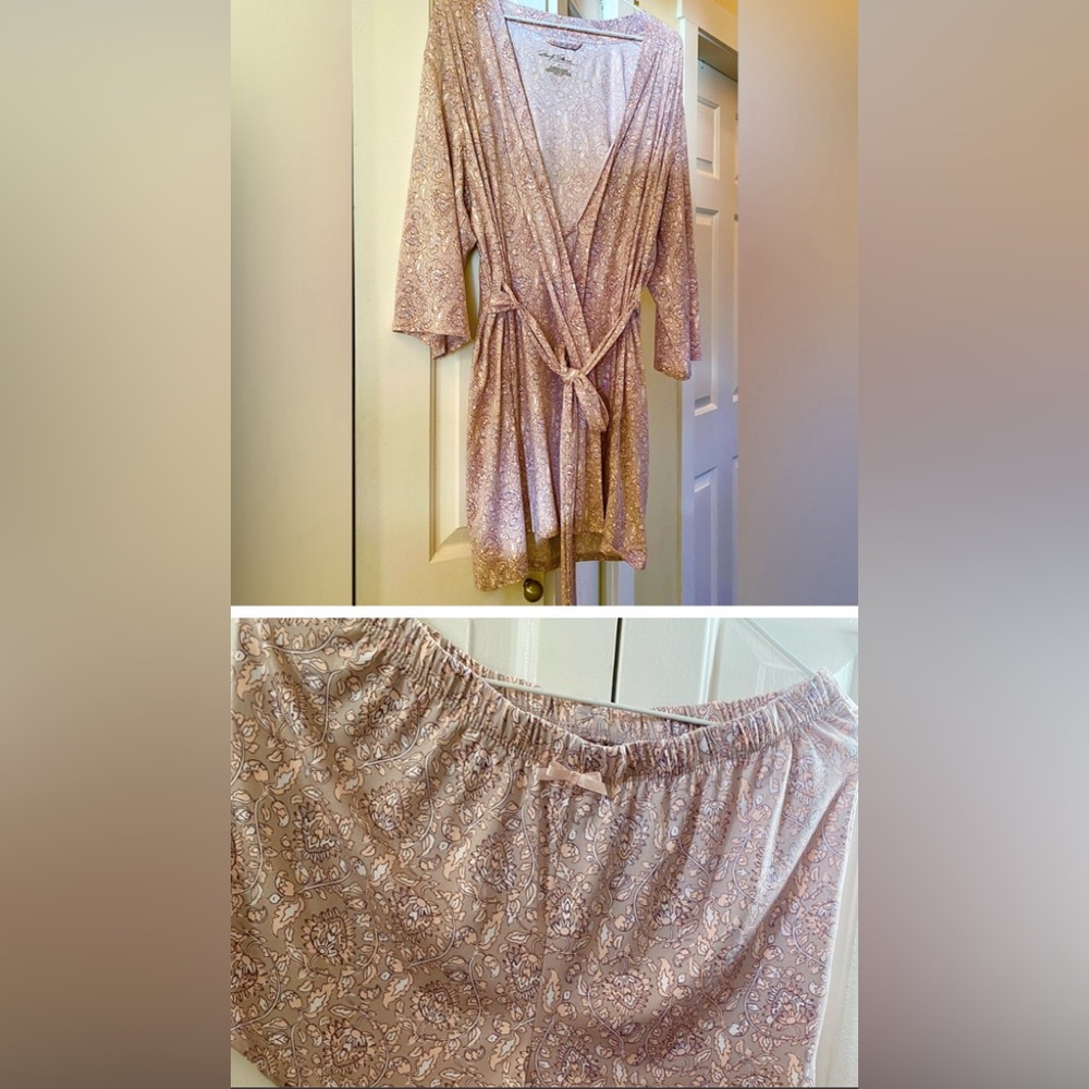 Duster/kimono & matching shorts set